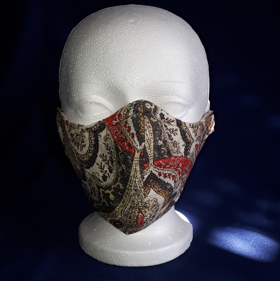 NEW Hand-made Adult Lined Cotton Face Mask - Picture 3 of 6